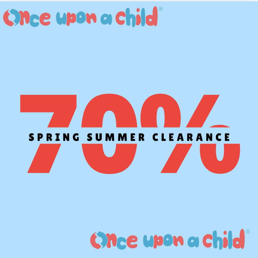 Spring Summer Clearance goes 70% off July18th-July 24th